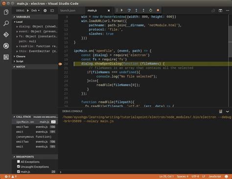Electron start cannot find module app (electron .package/main.js .